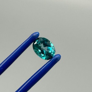1.62 Carat Blue Zircon Oval Faceted Cut
