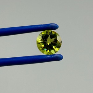 2.07 Carat Peridot Round Faceted Cut