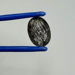 4.65 Carat Rutilated Quartz Oval Faceted Cut