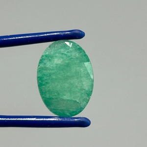 11.26 Carat Emerald Oval Faceted Cut