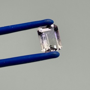 1.99 Carat Light Purple Amethyst Rectangular Emerald Step Cut