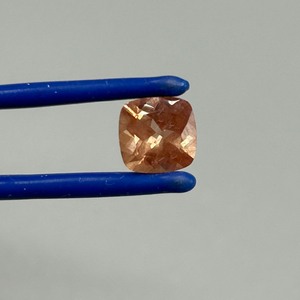 1.84 Carat Sunstone Square Cushion Faceted Cut