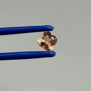 0.73 Carat Sunstone Square Cushion Faceted Cut