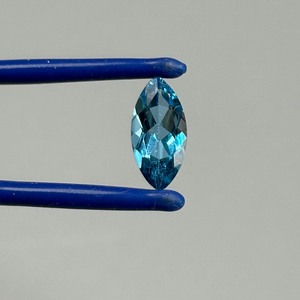 1.98 Carat London Blue Topaz Marquise Faceted Cut
