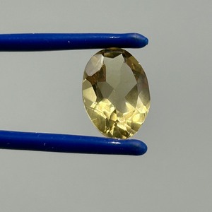 4.80 Carat Lemon Yellow Quartz Oval Faceted Cut