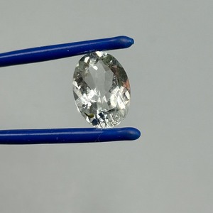5.45 Carat Rock Crystal Quartz Oval Faceted Cut