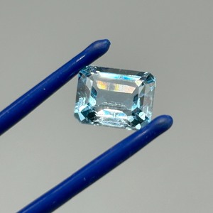 5.57 Carat Swiss Blue Topaz Rectangular Emerald Cut