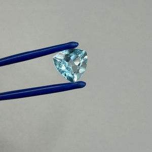 5.23 Carat Blue Topaz Loose Stone Trillion Triangular Faceted Cut