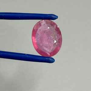 6.44 Carat Ruby Oval Faceted Cut