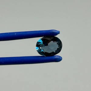 1.72 Carat London Blue Topaz Oval Faceted Cut