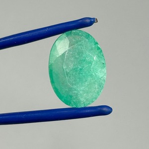 9.95 Carat Emerald Oval Faceted Cut