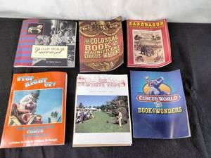 Collection of (6) Circus Related Books
