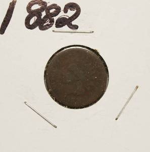 lot 8 image: 1882 Indian Head Penny