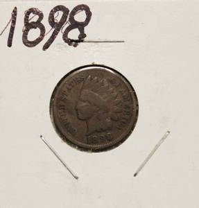 lot 63 image: 1898 Indian Head Penny
