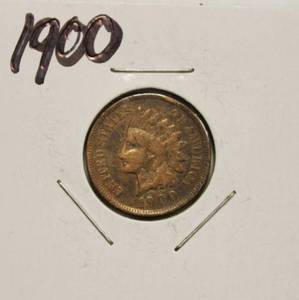lot 64 image: 1900 Indian Head Penny