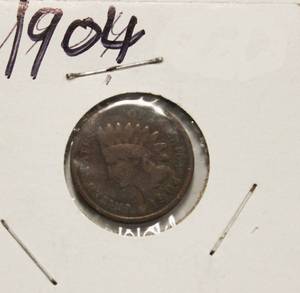 lot 68 image: 1904 Indian Head Penny