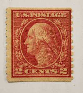 lot 46 image: 1894  2 Cents U.S. Postage George Washington One Stamp