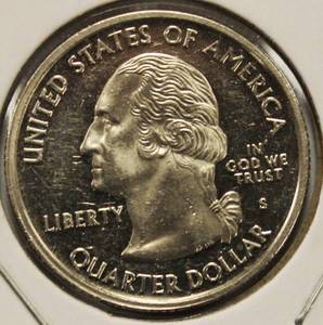 lot 75 image: 2004 - S Proof Wisconsin Quarter