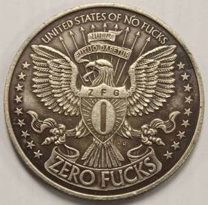 lot 4 image: Zero F Decision Large American Coin