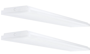 lot 30 image: ANTLUX 72W LED Wraparound Light 4FT LED Office Lights Ceiling, 2 Pack