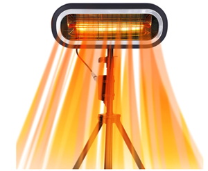lot 35 image: KUTON Outdoor Electric Heater, 1500W Infrared Patio Heater