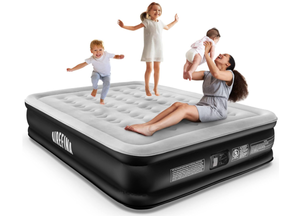 lot 415 image: Airefina Queen Air Mattress with Built-in Pump 18