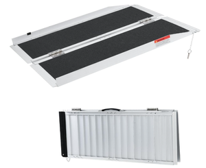 lot 426 image: 3FT Wheelchair Ramp, Non-Slip Portable Aluminum Ramp
