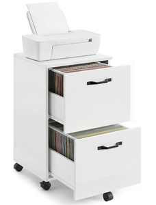 lot 267 image: VASAGLE 2-Drawer File Cabinet, Filing Cabinet for Home Office