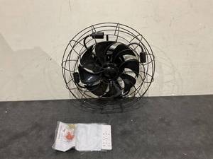 lot 201 image: 18 Small Caged Flush Mount Ceiling Fans with Lights and Remote