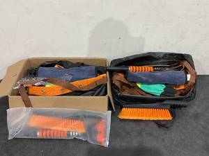 lot 276 image: LOT OF 14 Snow Chains, Anti Slip, Non-metallic, Emergency Tire Chains Suitable for Cars, Trucks, Pickup, SUVs with Tire Width of 245-275mm