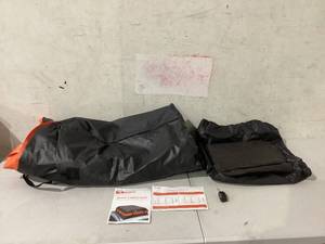 lot 308 image: MeeFar Car Roof Bag XBEEK Rooftop top Cargo Carrier Bag 20 Cubic feet Waterproof for All Cars withWithout Rack