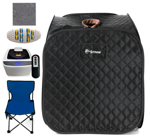lot 66 image: Portable Sauna, Personal Portable Steam Sauna for Home