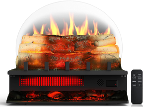 lot 69 image: Rintuf Electric Fireplace Logs Set, 1500W Fireplace Insert Log Heater