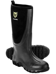 lot 168 image: SIZE 10 TIDEWE Rubber Boots for Men Multi-Season, Waterproof Rain Boots with Steel Shank