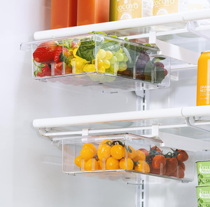 lot 170 image: Sorbus Pull Out Fridge Drawer Organizer, for 0.6 Inch Thick Shelf