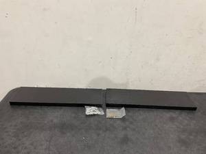 lot 200 image: LOT OF 2 Black Floating Shelves