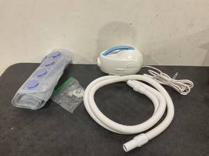 lot 632 image: Portable Spa Bubble Bath Massager - Thermal Spa Waterproof Non-Slip Mat with Suction Cup Bottom
