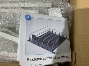lot 504 image: Beverage Self-Pushing Glide Rack, Up to 30 Cans Storage Black