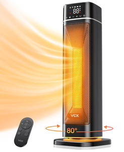 lot 489 image: Fast Portable Room Heater with Remote and Thermostat