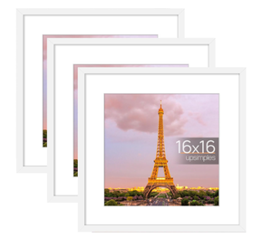 lot 508 image: 16x16 Picture Frame Set of 3, White