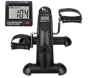 lot 549 image: Under Desk Bike Pedal Exerciser, Mini Exercise Bike Portable Peddler