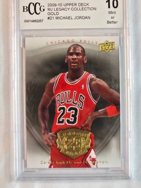Michael Jordan 2009-10 Upper Deck MJ Legacy Collection Gold