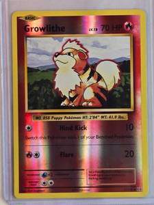 lot 10 image: Pokemon Growlithe Holo No. 17108