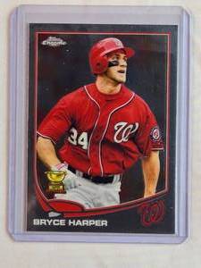 lot 41 image: Bryce Harper 2013 Topps Chrome All Star Rookie Cup No. 220