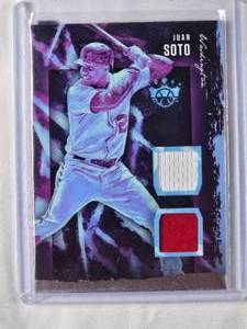 lot 50 image: Juan Soto 2020 Diamond Kings Dual Relic No. DKM-JS