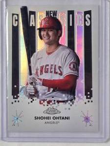 lot 51 image: Shohei Ohtani 2022 Topps New Classics Refractor No. NC-6