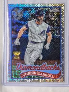 lot 73 image: Corbin Carroll Mojo Rookie Cup 2024 Topps Chrome T89C-26