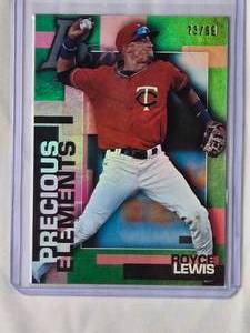 lot 75 image: Royce Lewis Green Foil SP 2020 Topps Precious Moments PE-17 Numbered 7399