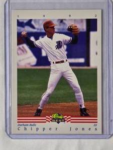 lot 87 image: Chipper Jones Rookie 1992 Classic Best No. 93