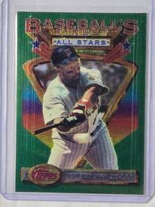 lot 92 image: Kirby Puckett 1993 Topps Finest All Stars No. 112
